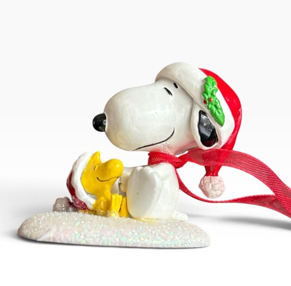 Department 56 Peanuts Happy Holidays Snoopy Woodstock Christmas Ornament 2011